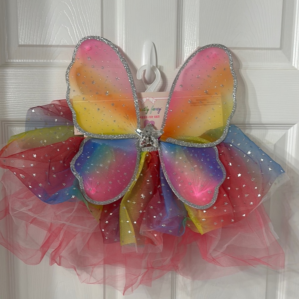 Strictly Fancy Colorful Butterfly Dress-Up Costume for Kids